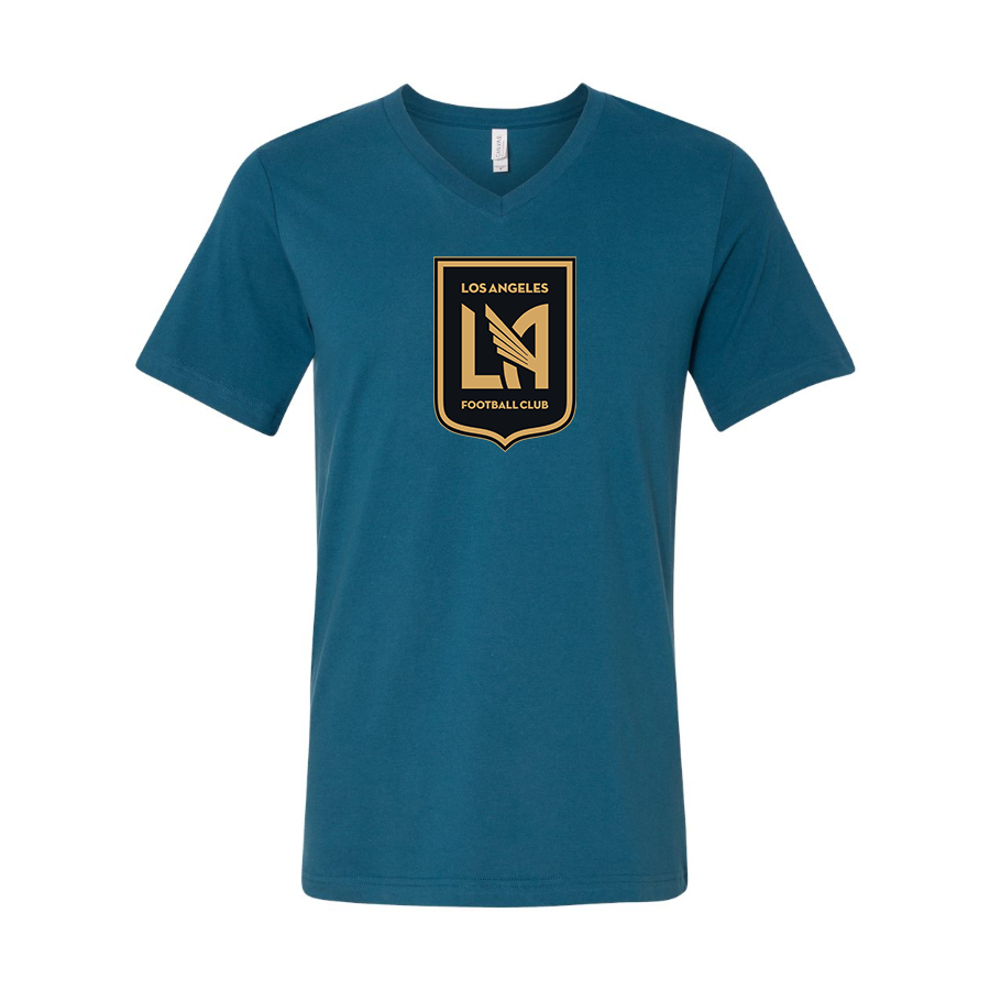 Men’s LAFC Los Angeles Football Club - BELLA + CANVAS - Jersey V-Neck Tee - 3005