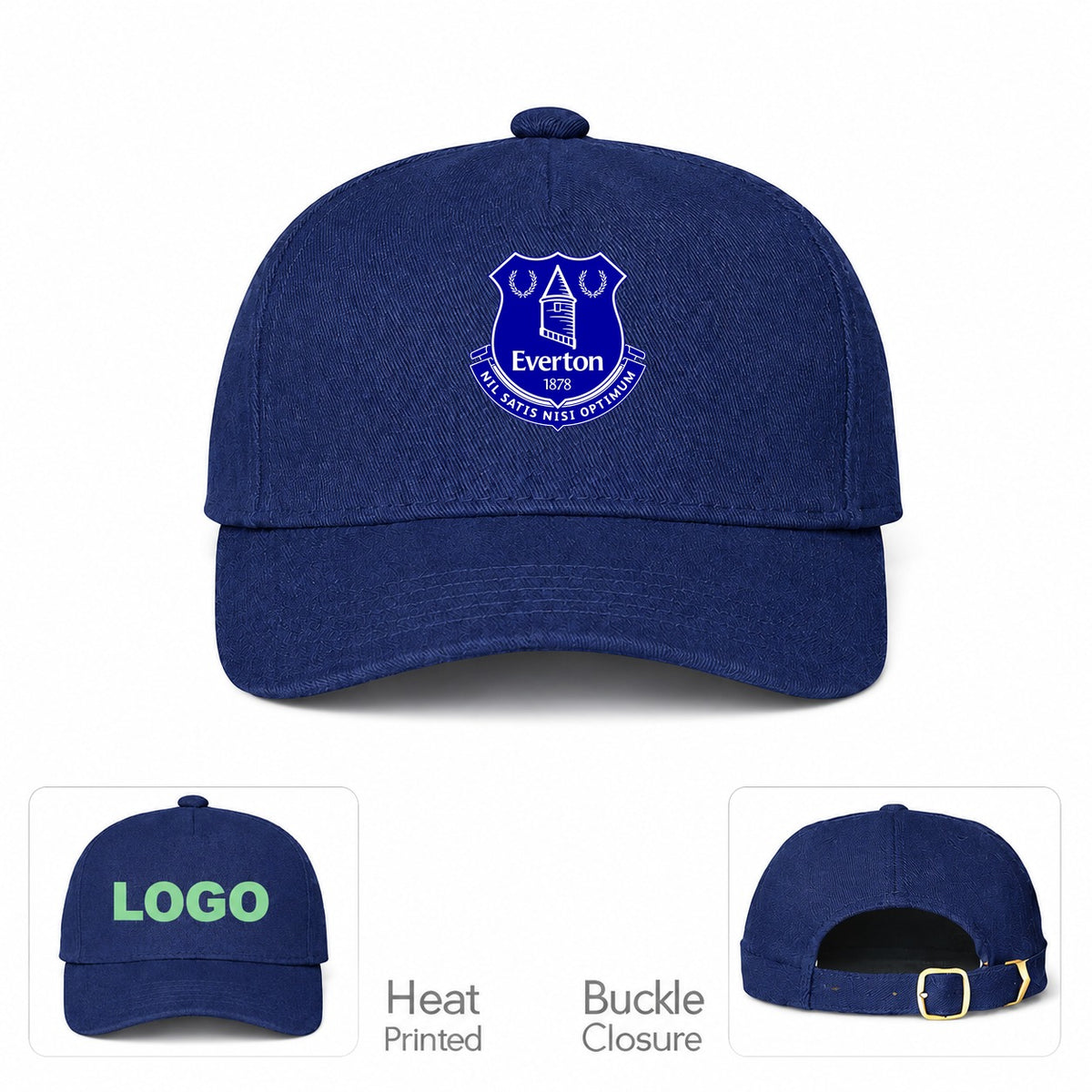Everton FC Dad Baseball Cap Hat - Navy