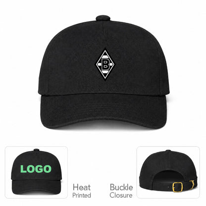 Borussia Monchengladbach FC Dad Baseball Cap Hat - Black