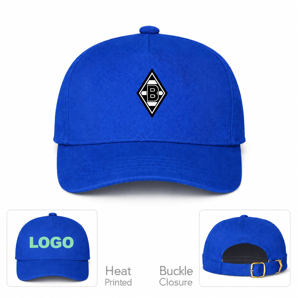 Borussia Monchengladbach FC Dad Baseball Cap Hat - R. Blue