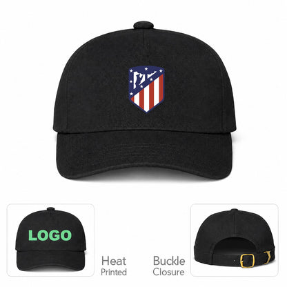 Atletico Madrid FC Dad Baseball Cap Hat - Black