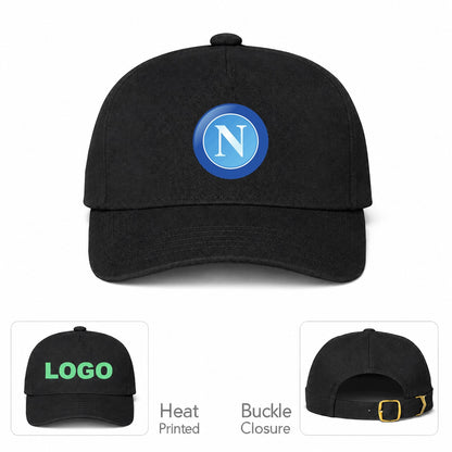 Napoli FC Dad Baseball Cap Hat - Black