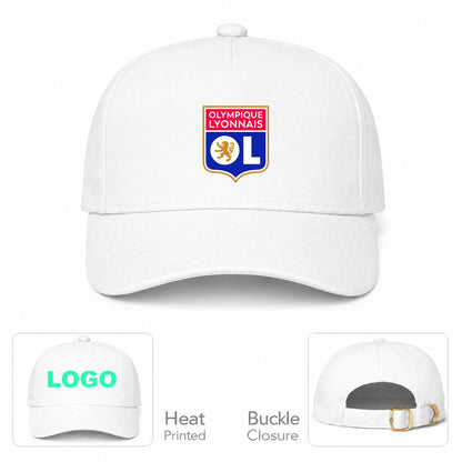 Olympique Lyonnais FC Dad Baseball Cap Hat - White