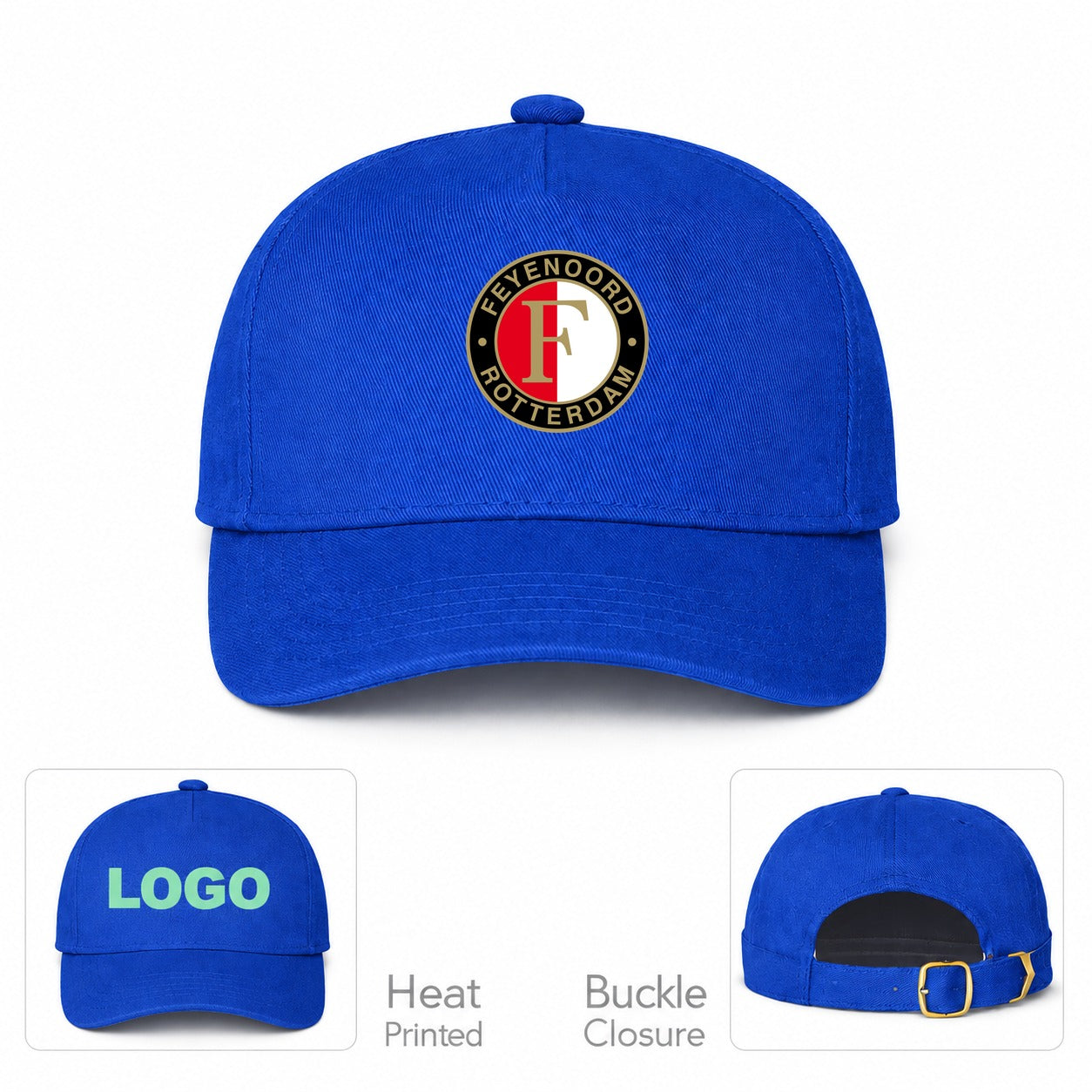 Feyenoord FC Dad Baseball Cap Hat - R. Blue