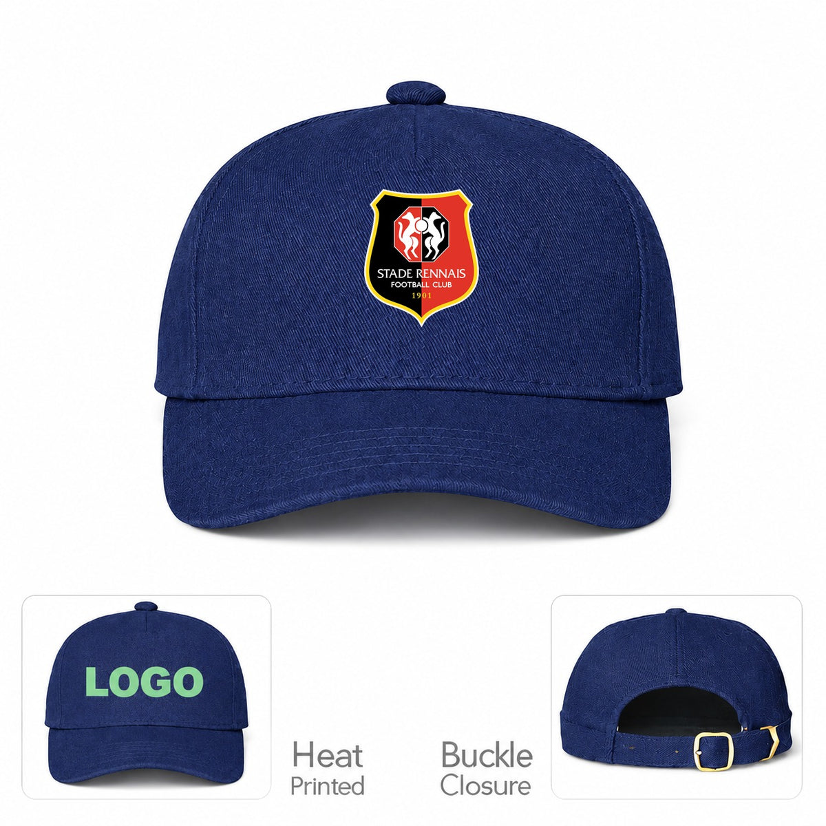 Stade Rennais FC Dad Baseball Cap Hat - Navy