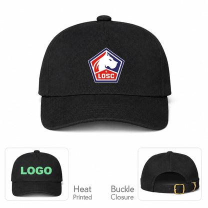 Lille Olympique FC Dad Baseball Cap Hat - Black