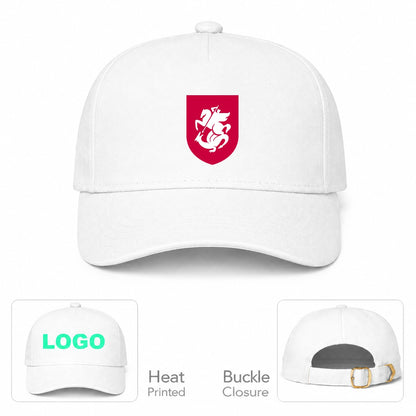 Georgia National Soccer Team Dad Baseball Cap Hat - White