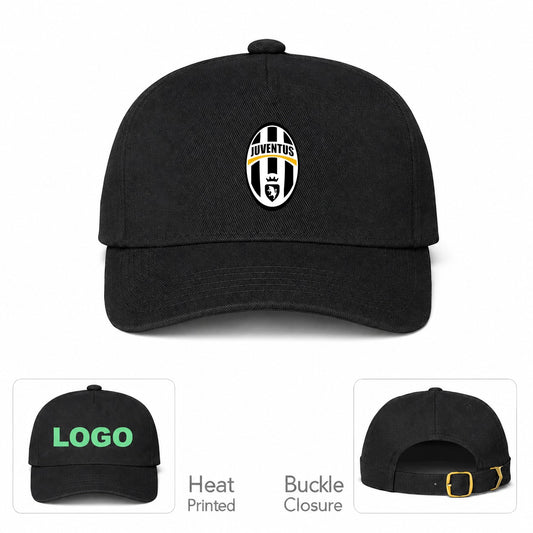 Juventus Football Club Classic Dad Baseball Cap Hat - Black