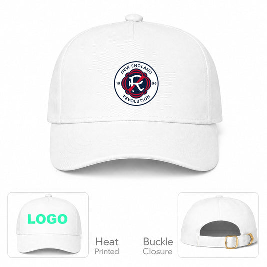 New England Revolution FC Dad Baseball Cap Hat - White