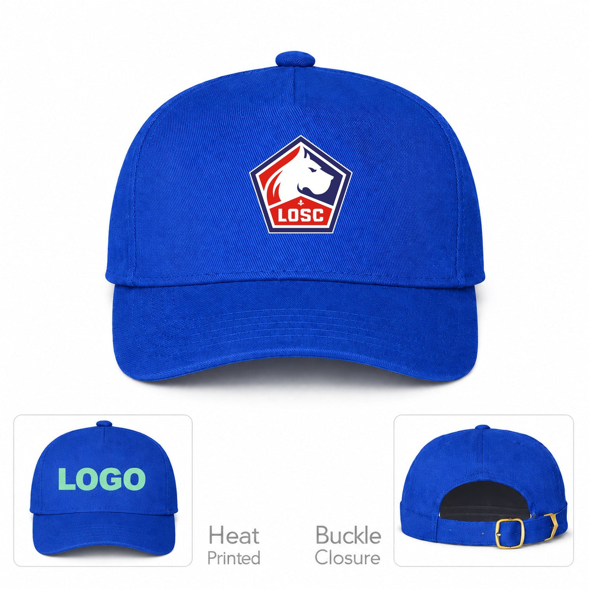 Lille Olympique FC Dad Baseball Cap Hat - R. Blue