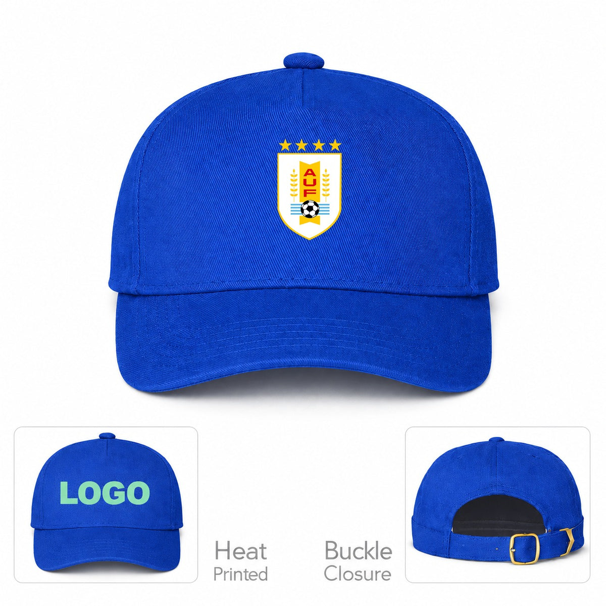 Uruguay National Soccer Team Dad Baseball Cap Hat - R. Blue
