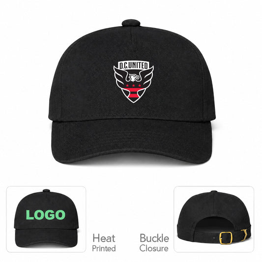 D.C. United FC Dad Baseball Cap Hat - Black