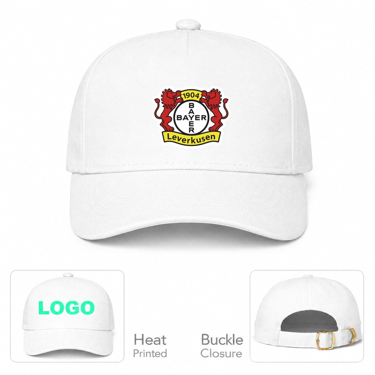 Bayer Leverkusen FC Dad Baseball Cap Hat - White