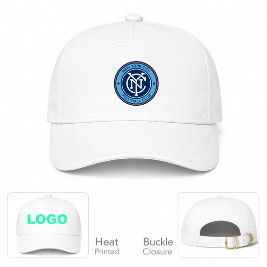 New York City FC Dad Baseball Cap Hat - White