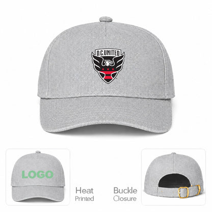 D.C. United FC Dad Baseball Cap Hat - Gray