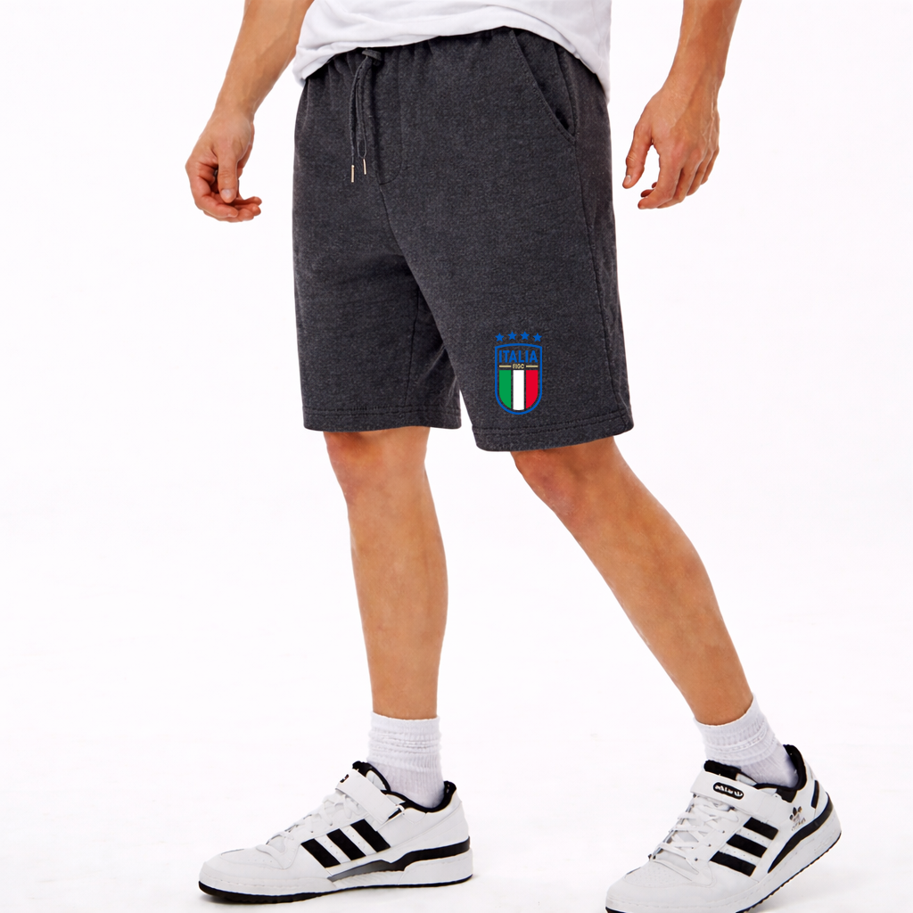 Men's Italy National Soccer Athletic Fleece Shorts