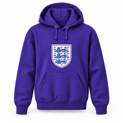 England National Football Team - Youth Large Hoodie (Ages 10–12) | Color: Purple