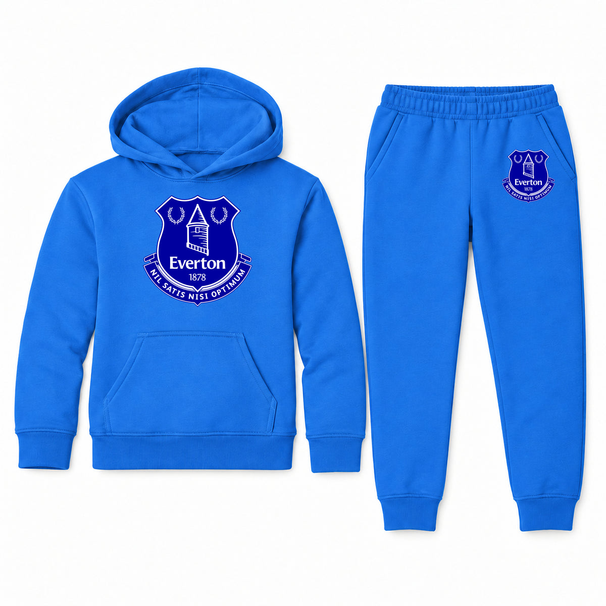 Everton FC youth hoodie jogger set, Blue, Youth Large ages 10–12