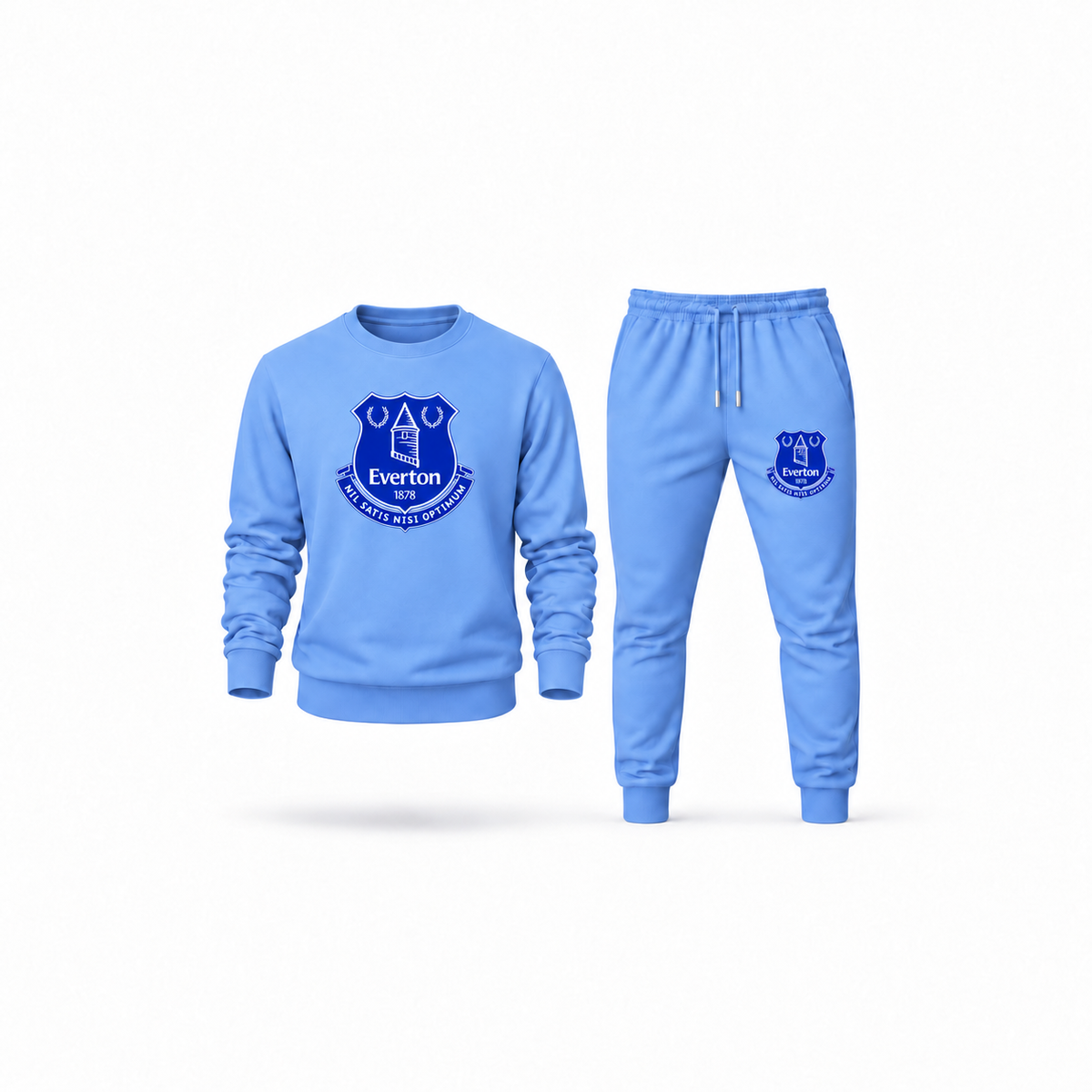 Men's Everton FC Sweatshirt Joggers Set | Color: Carolina Blue | Main