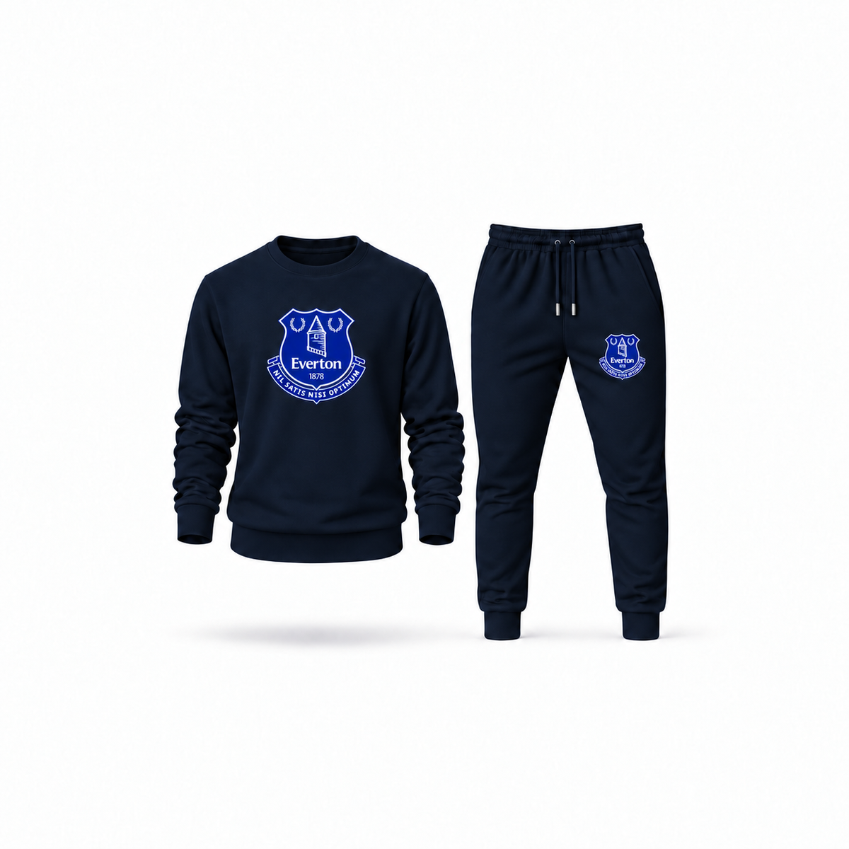 Men's Everton FC Sweatshirt Joggers Set | Color: Navy | Main