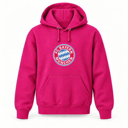 F.C. Bayern Munchen Soccer - Youth Large Hoodie (Ages 10–12) | Color: Hot Pink