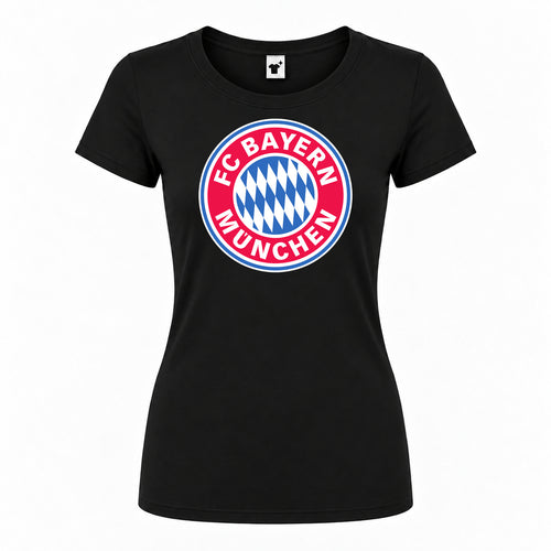 Women's F.C. Bayern Munchen Soccer Round Neck T-Shirt