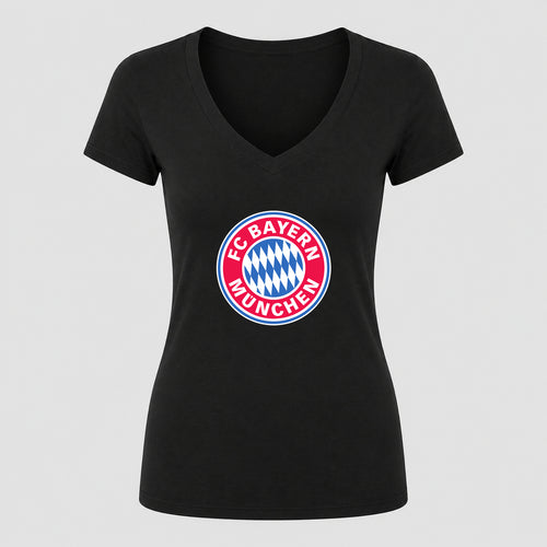 Women's F.C. Bayern Munchen Soccer V-Neck T-Shirt