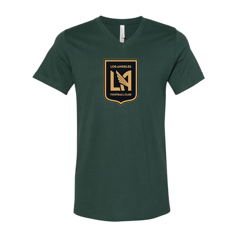 Men’s LAFC Los Angeles Football Club - BELLA + CANVAS - Jersey V-Neck Tee - 3005