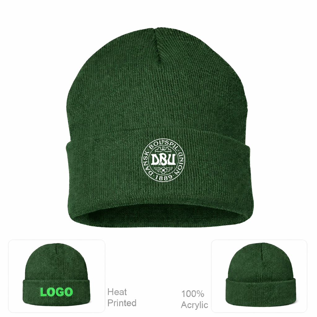 Denmark Soccer Beanie Hat