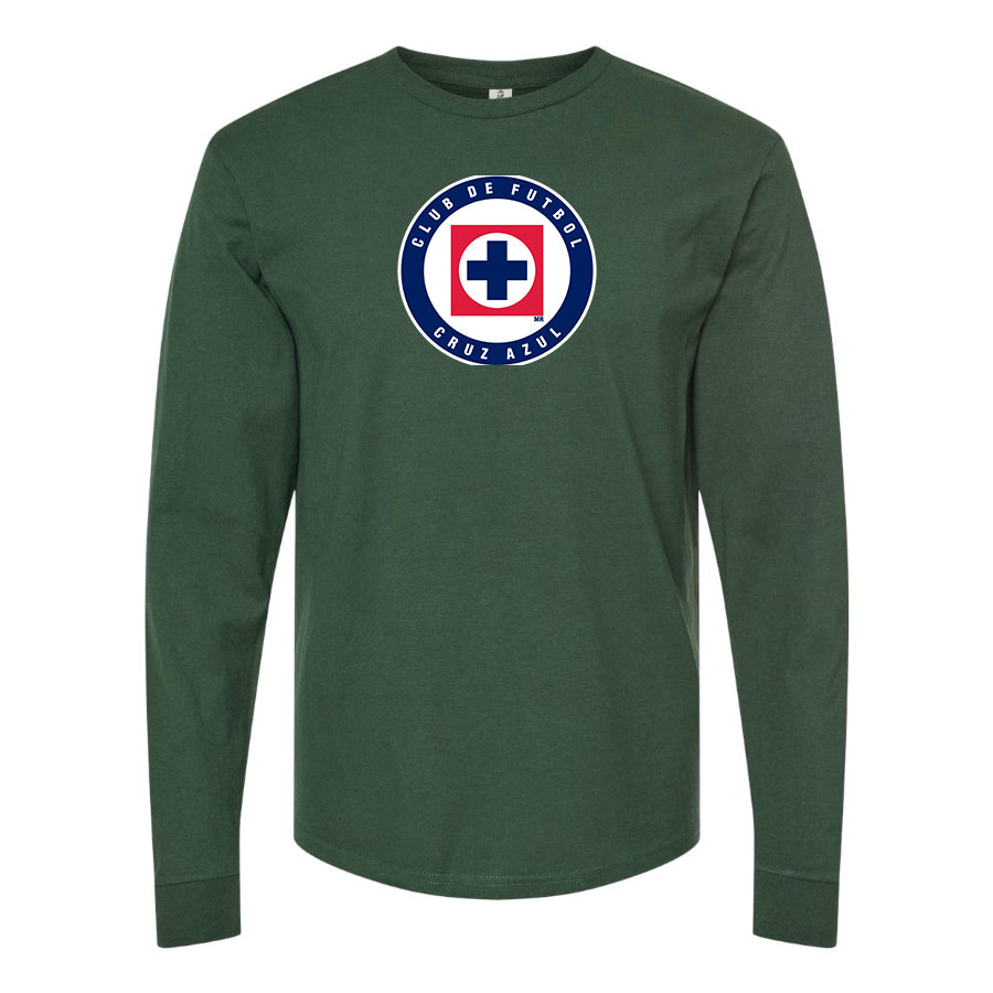 Men's Cruz Azul Football Club Long Sleeve T-Shirt