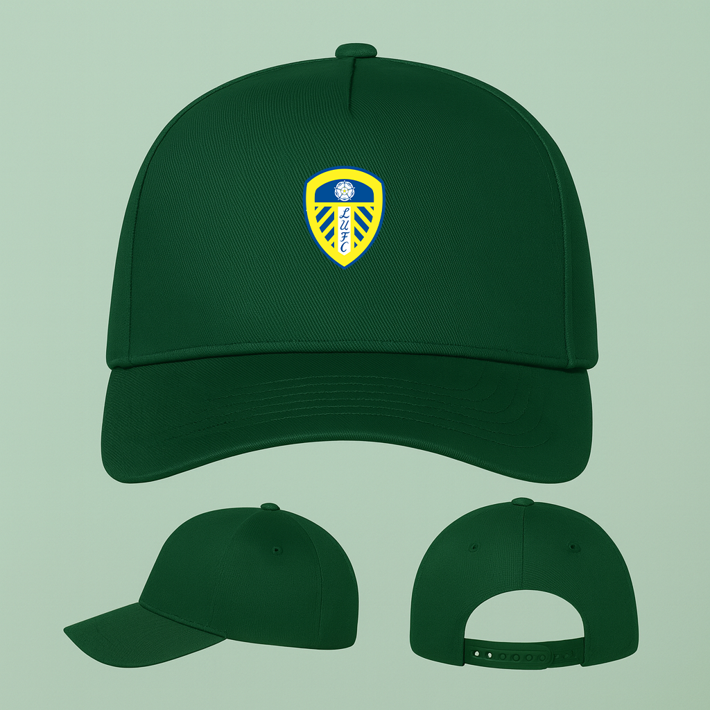 Leeds United Football Club Five Panel Twill Snapback Cap