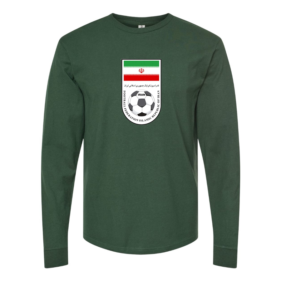 Men's Iran National Soccer Team Long Sleeve T-Shirt