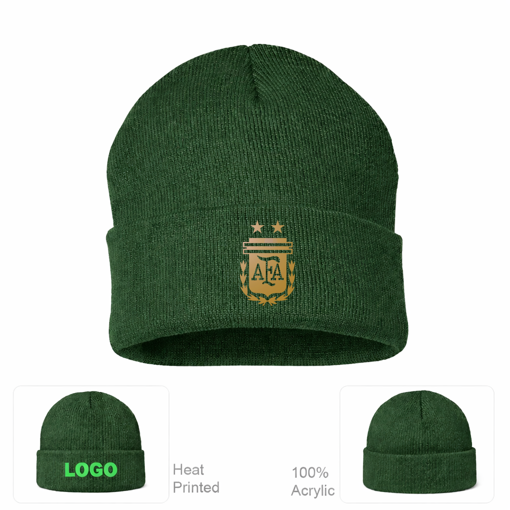 Argentina Soccer Beanie Hat