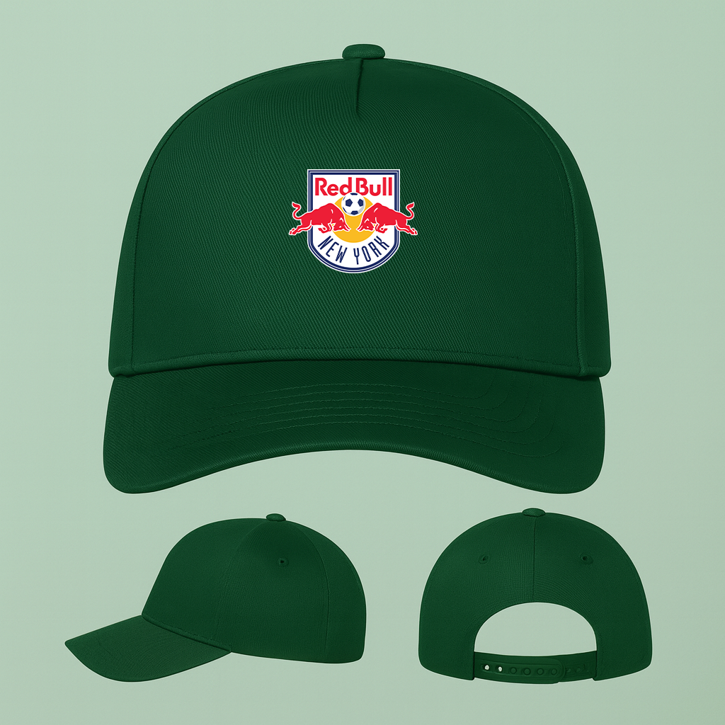 New York Red Bulls FC Five Panel Twill Snapback Cap