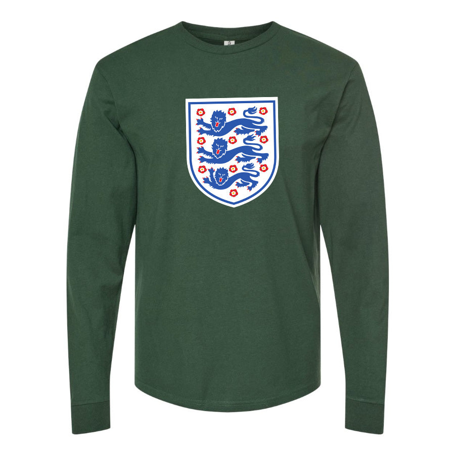 Men's England National Football Team Long Sleeve T-Shirt