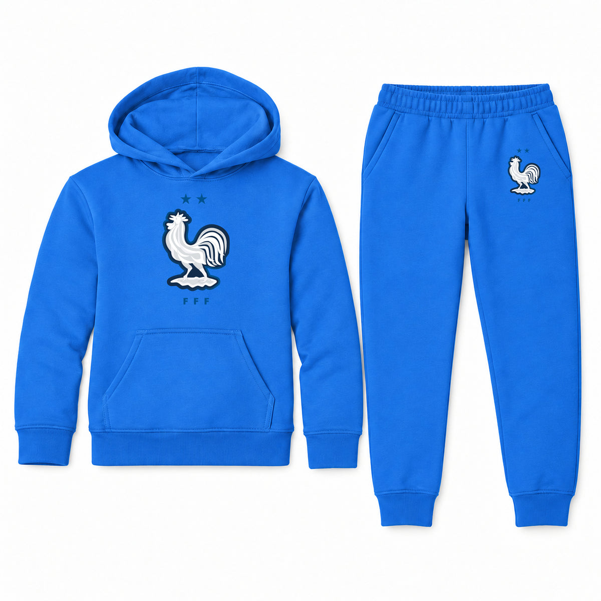 France National Soccer Team youth hoodie jogger set, Blue, Youth Large ages 10–12
