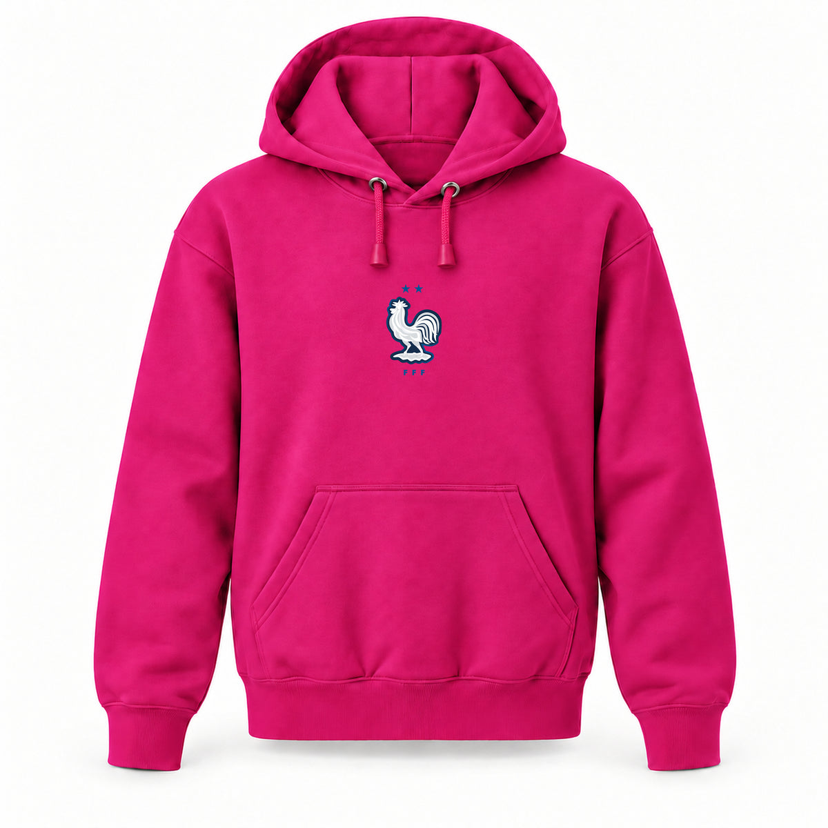 France National Soccer Team - Youth Large Hoodie (Ages 10–12) | Color: Hot Pink