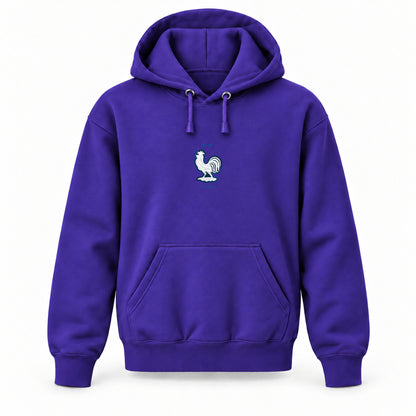 France National Soccer Team - Youth Large Hoodie (Ages 10–12) | Color: Purple