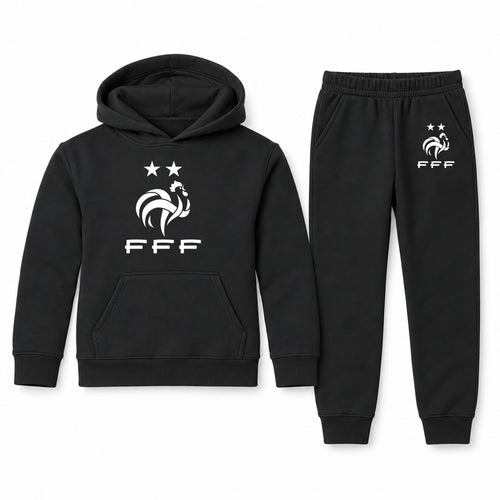 France Soccer - Youth Hoodie Jogger Set (Ages 10–12)