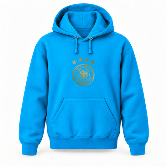 Germany Soccer - Youth Large Hoodie (Ages 10–12) | Color: Turquoise