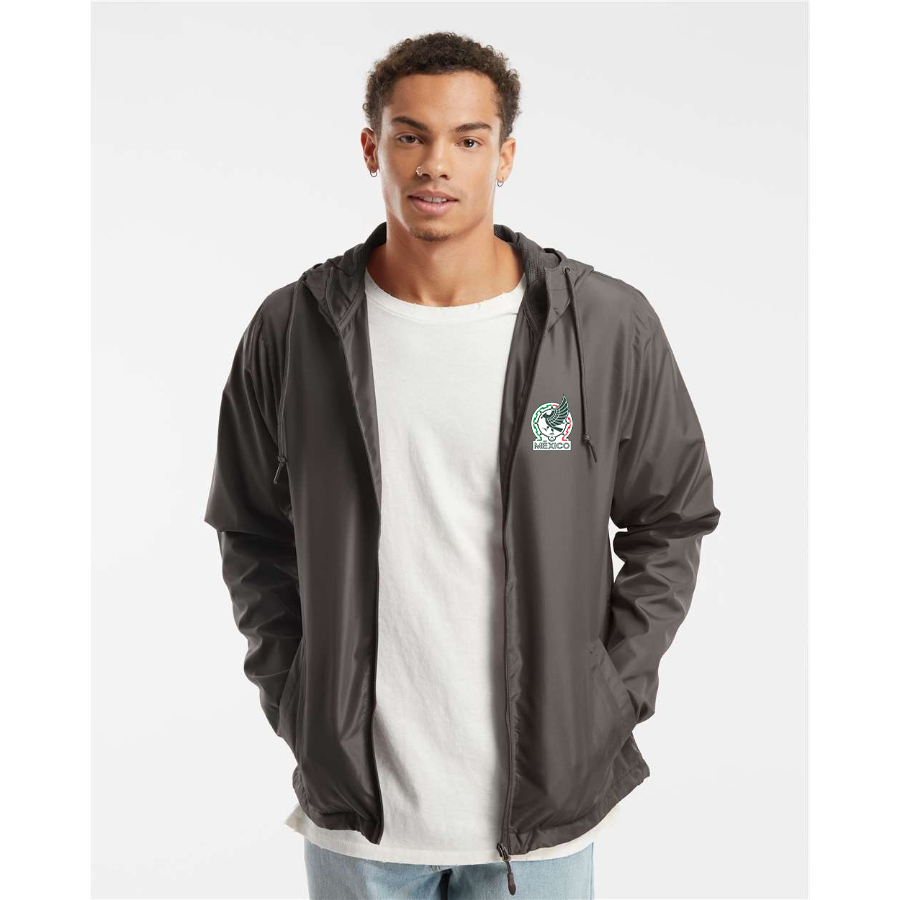 Men’s Mexico Soccer - Independent Trading Co. - Lightweight Windbreaker Full-Zip Jacket - EXP54LWZ