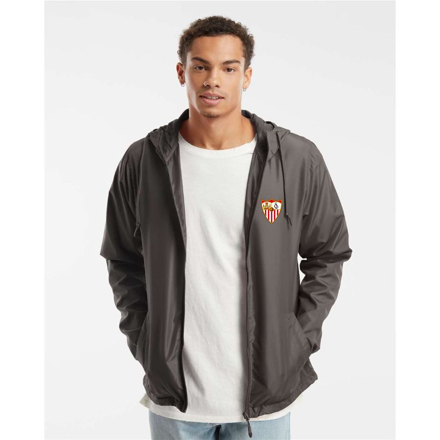 Men’s  Sevilla FC  - Independent Trading Co. - Lightweight Windbreaker Full-Zip Jacket - EXP54LWZ