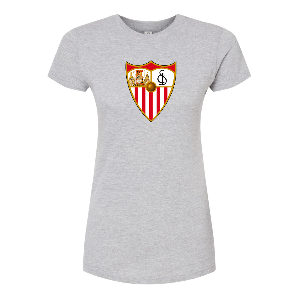 Women's Sevilla FC Round Neck T-Shirt