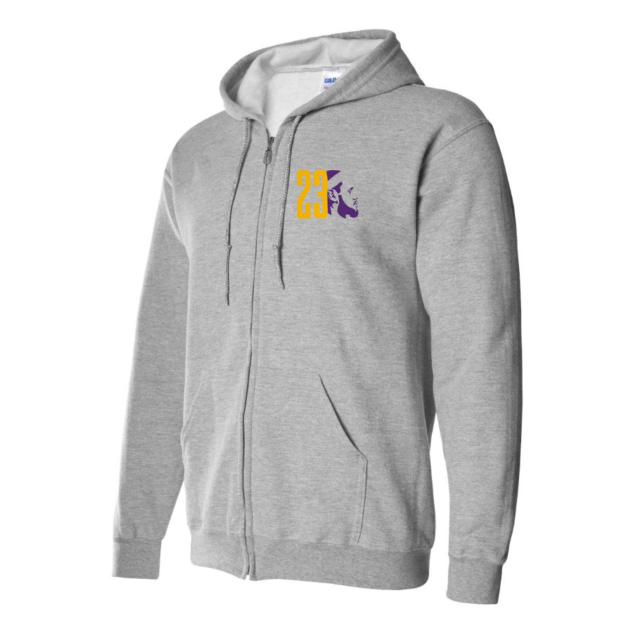 Men's Lebron James 23 Zipper Hoodie