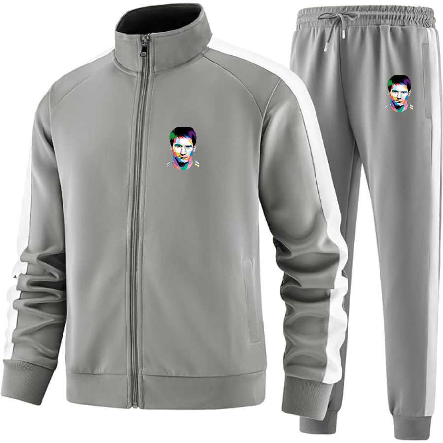 Men's Lionel Messi Face Art Soccer Dri-Fit TrackSuit