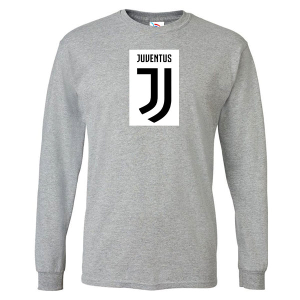 Youth Kids Juventus Soccer Long Sleeve T-Shirt