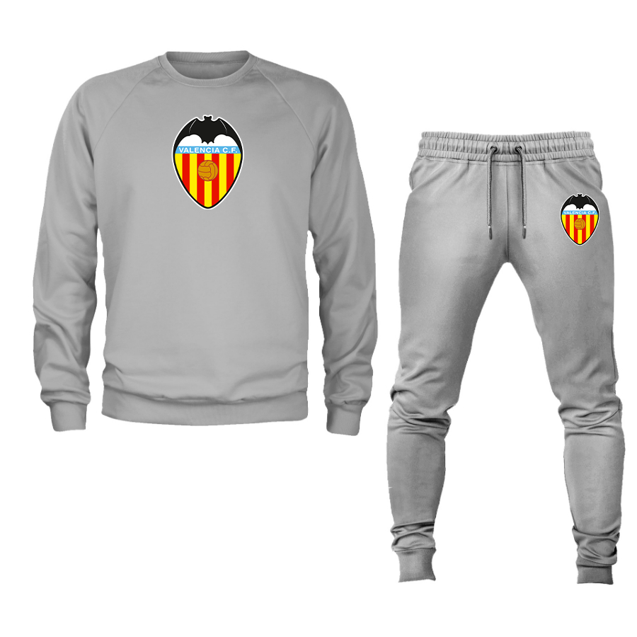 Men's Valencia FC Crewneck Sweatshirt Joggers Suit