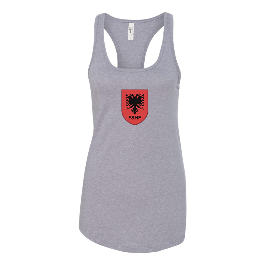 Women's Albania National Soccer Team Racerback Tank Top