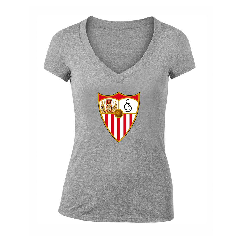 Women's Sevilla FC V-Neck T-Shirt