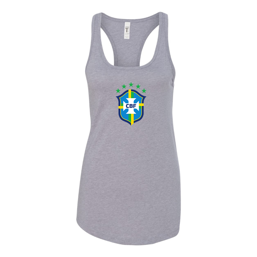 Women's Brazil National Soccer Team Racerback Tank Top